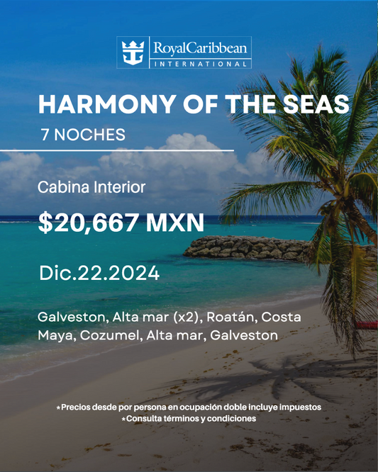 Royal Caribbean 2024 Deals in mexican pesos!