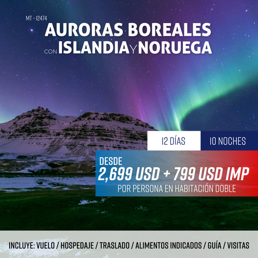 Viajes desde México con vuelos incluidos