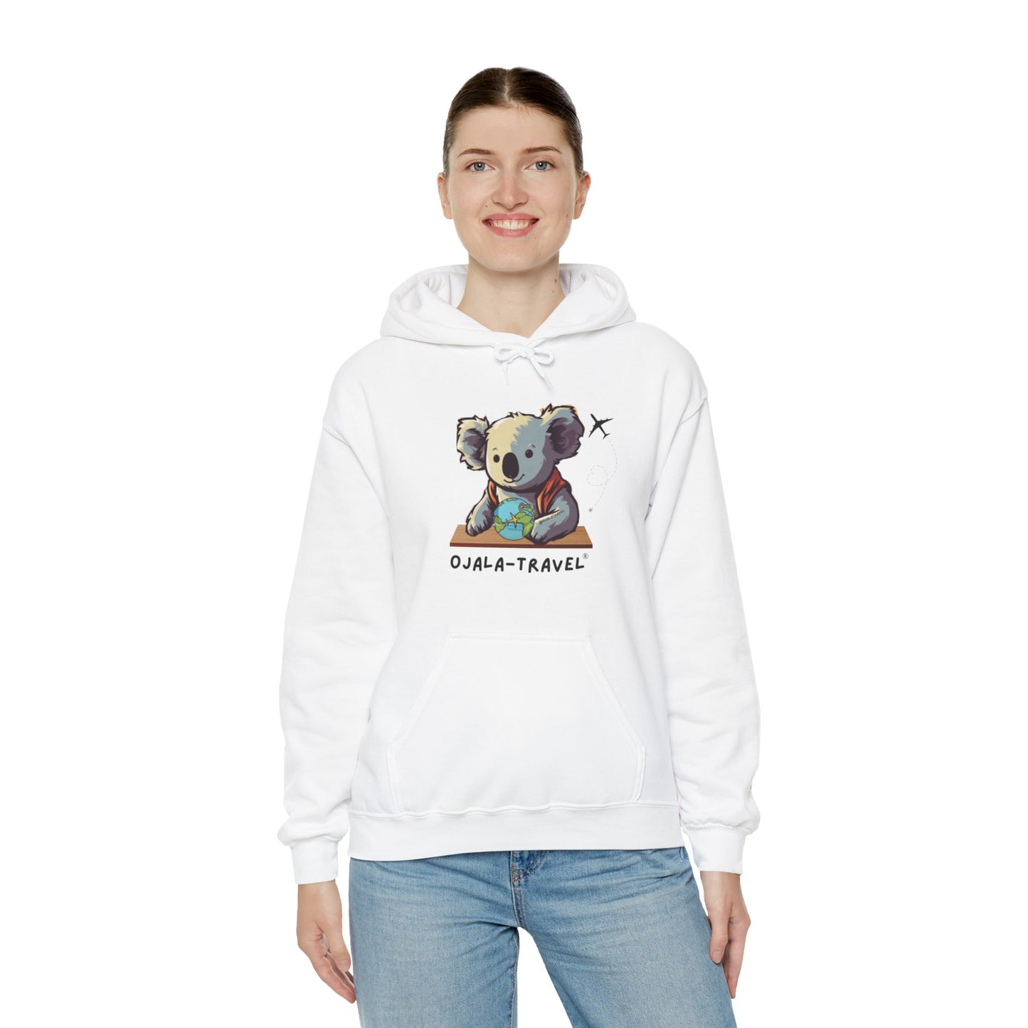 Linda sudadera con capucha unisex OJALA TRAVEL