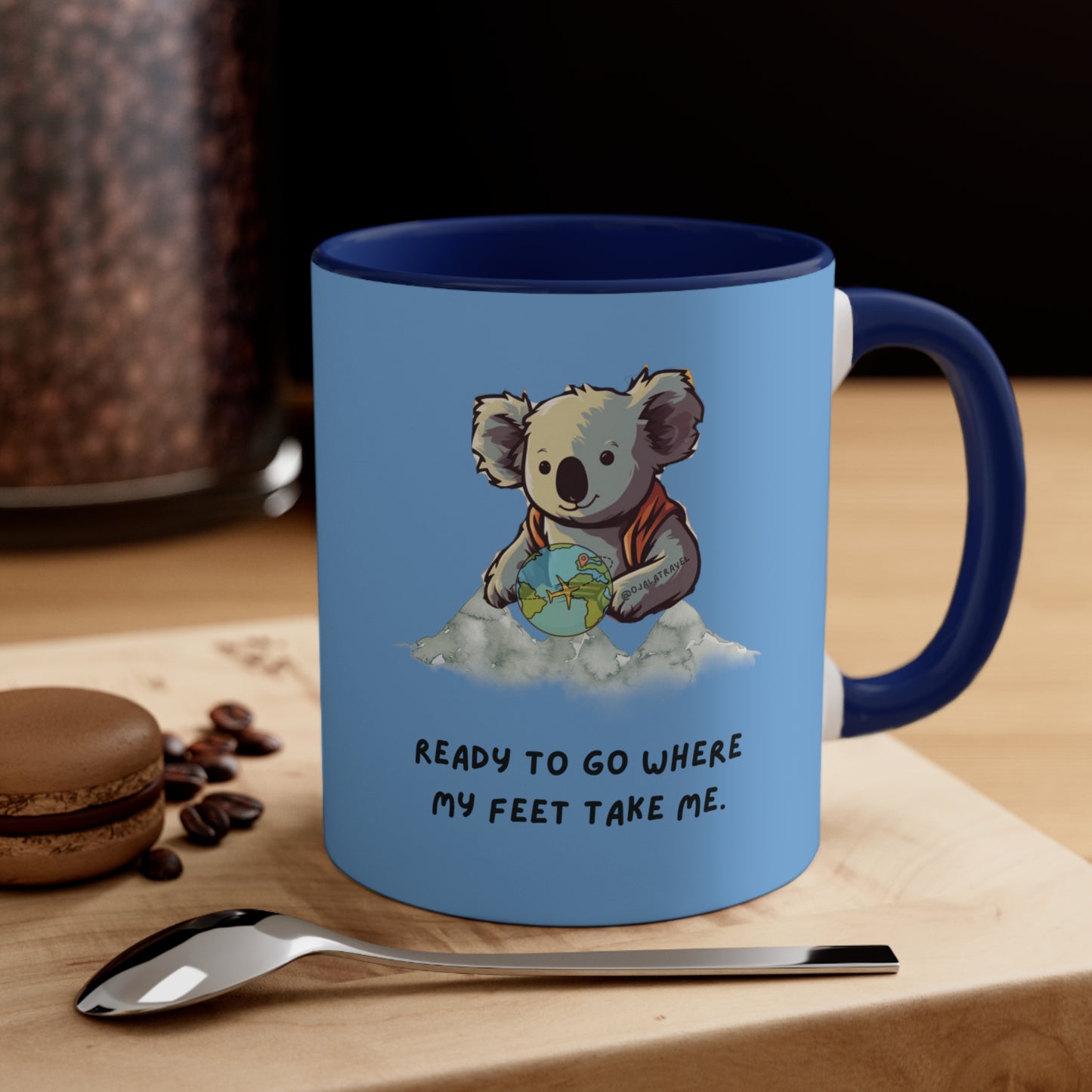 Taza de café tradicional Koala, 11 oz