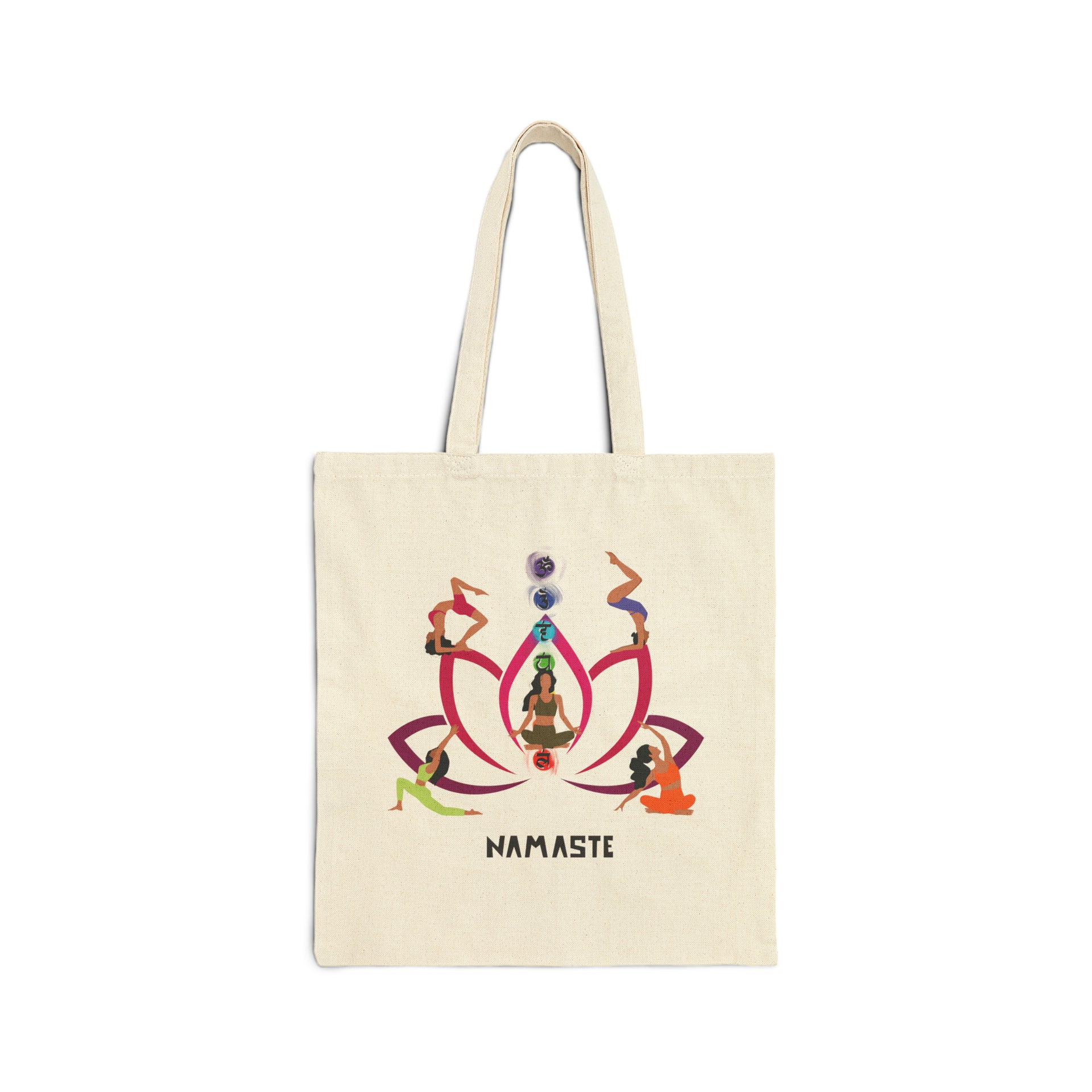 Borsa Yoga Deuser Unisex - Ampia, Con Tasca Esterna E Tracolla Regolabile, In Cotone - Foto 5