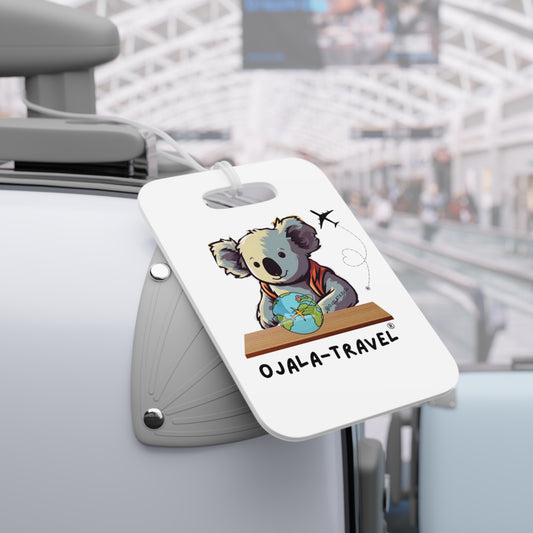 WHITE-Luggage Tags