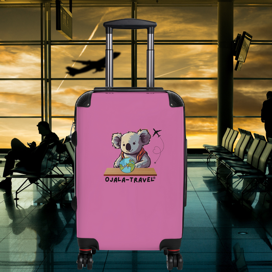 Pink koala Suitcase