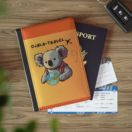 Funda para pasaporte Koala